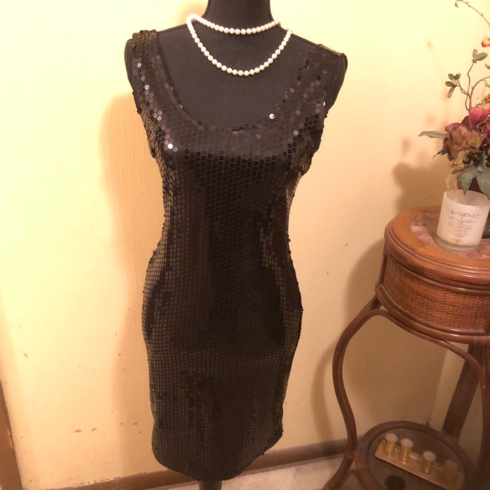 Sequin ladies after five dress